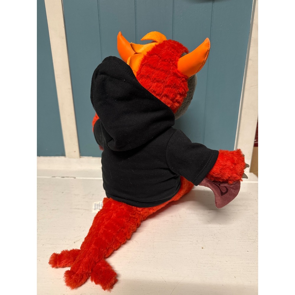 Build A Bear Magic Quest Dragon Plush Stuffed‎ Animal Toy Black Hoodie - Picture 4 of 7